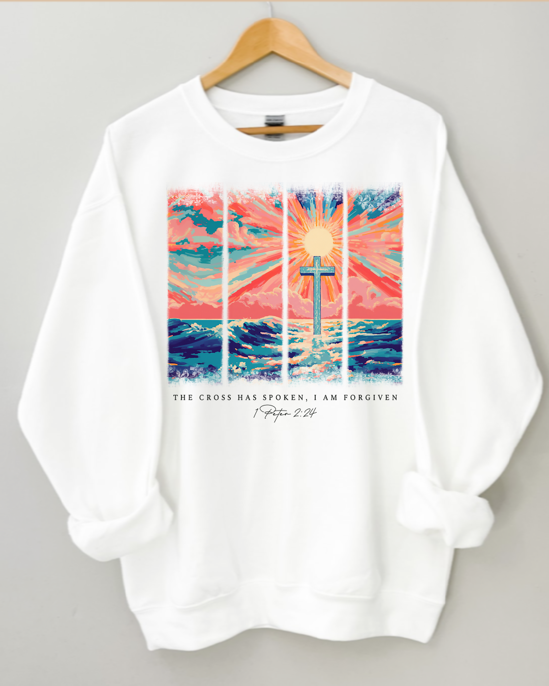 The Cross Has Spoken Relaxed Fit Sweatshirt