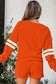 Fall Days Varsity Stripe Sweatshirt Set (Multiple Colours)