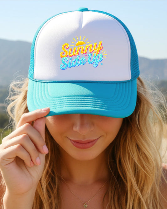 Sunny Side Up Foam trucker hat