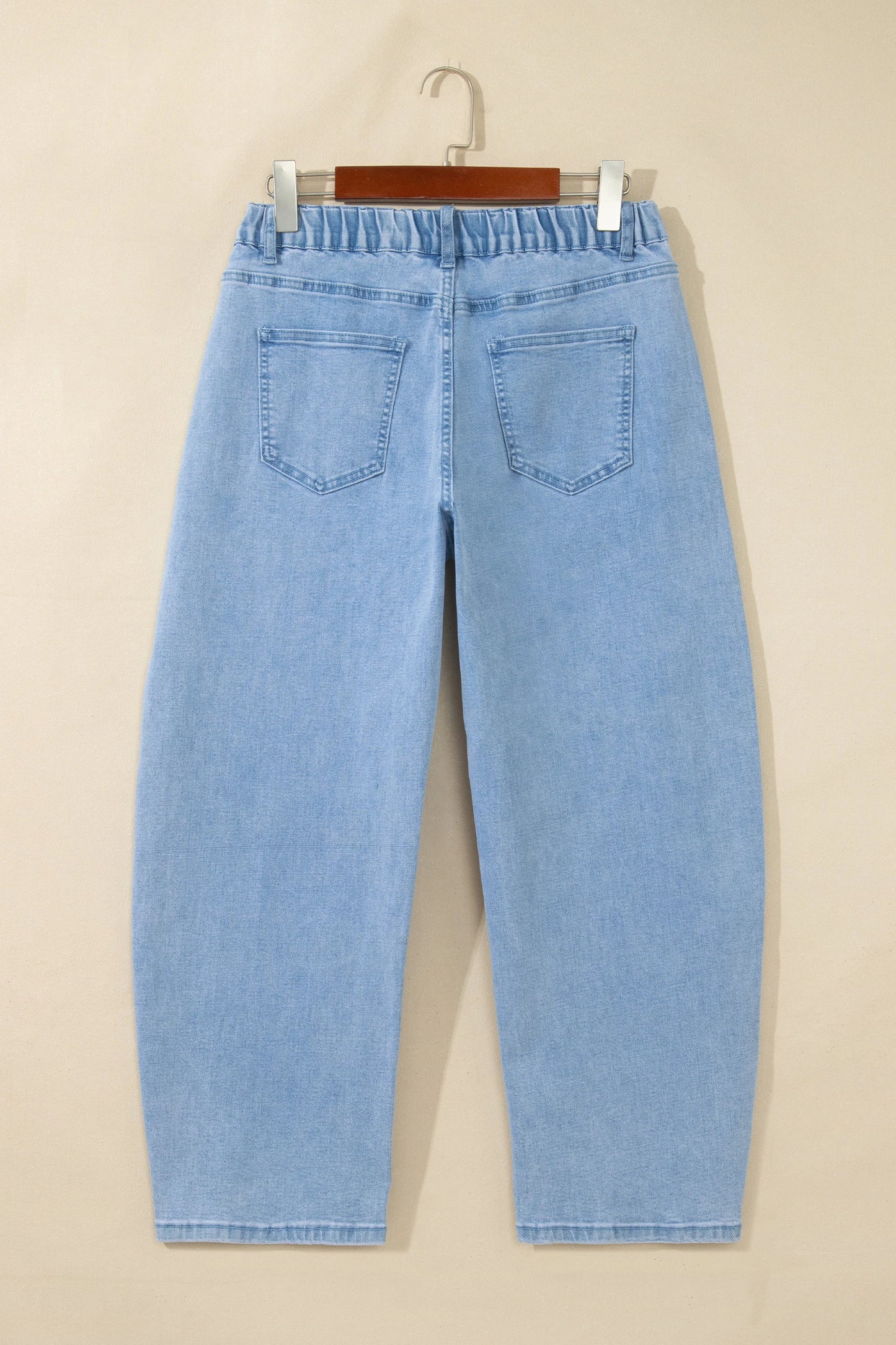 The Easy Autumn Barrel Jeans (Moss Colour)