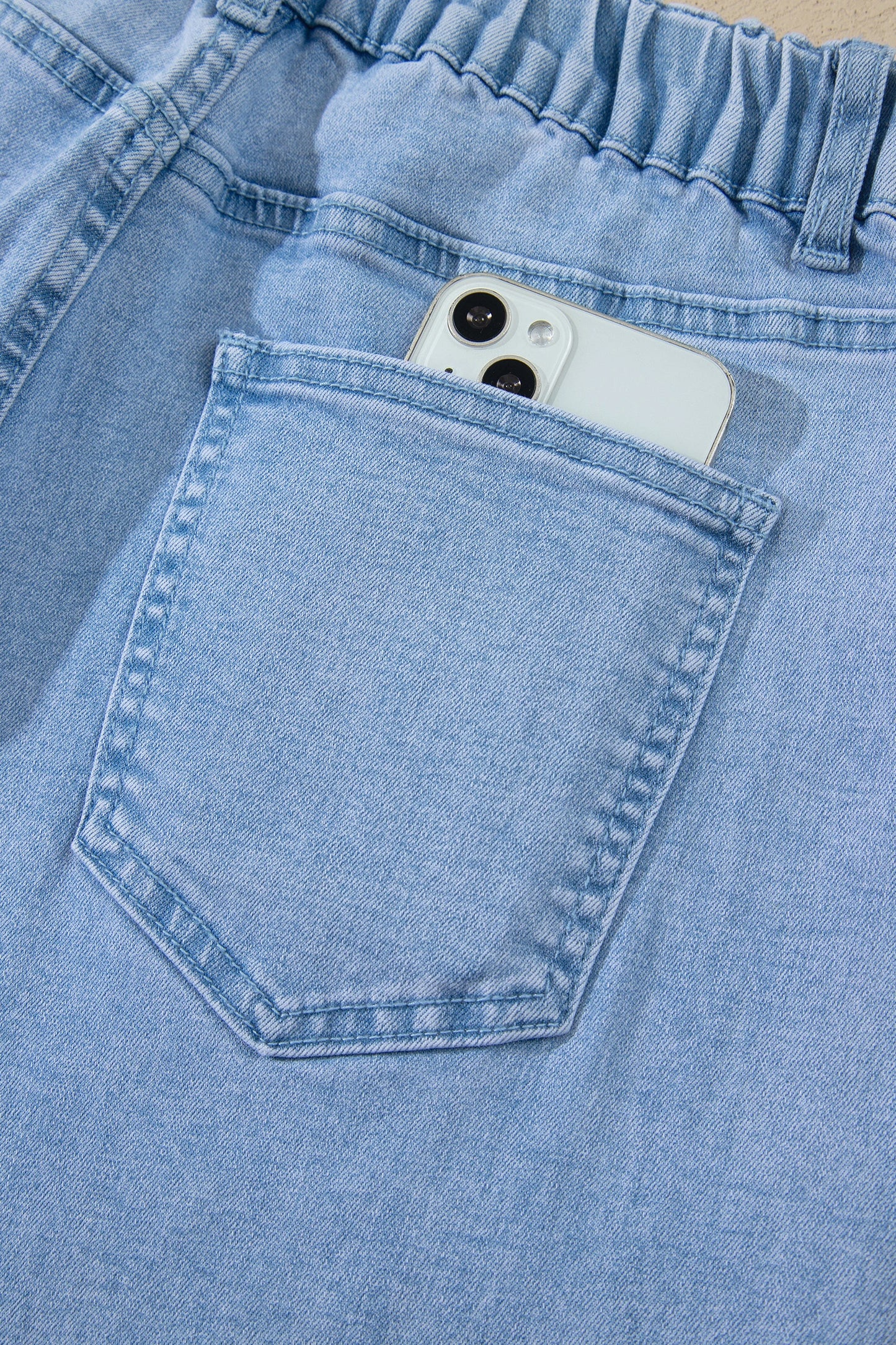 The Easy Autumn Barrel Jeans (Moss Colour)