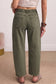The Easy Autumn Barrel Jeans (Moss Colour)