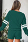 Fall Days Varsity Stripe Sweatshirt Set (Multiple Colours)