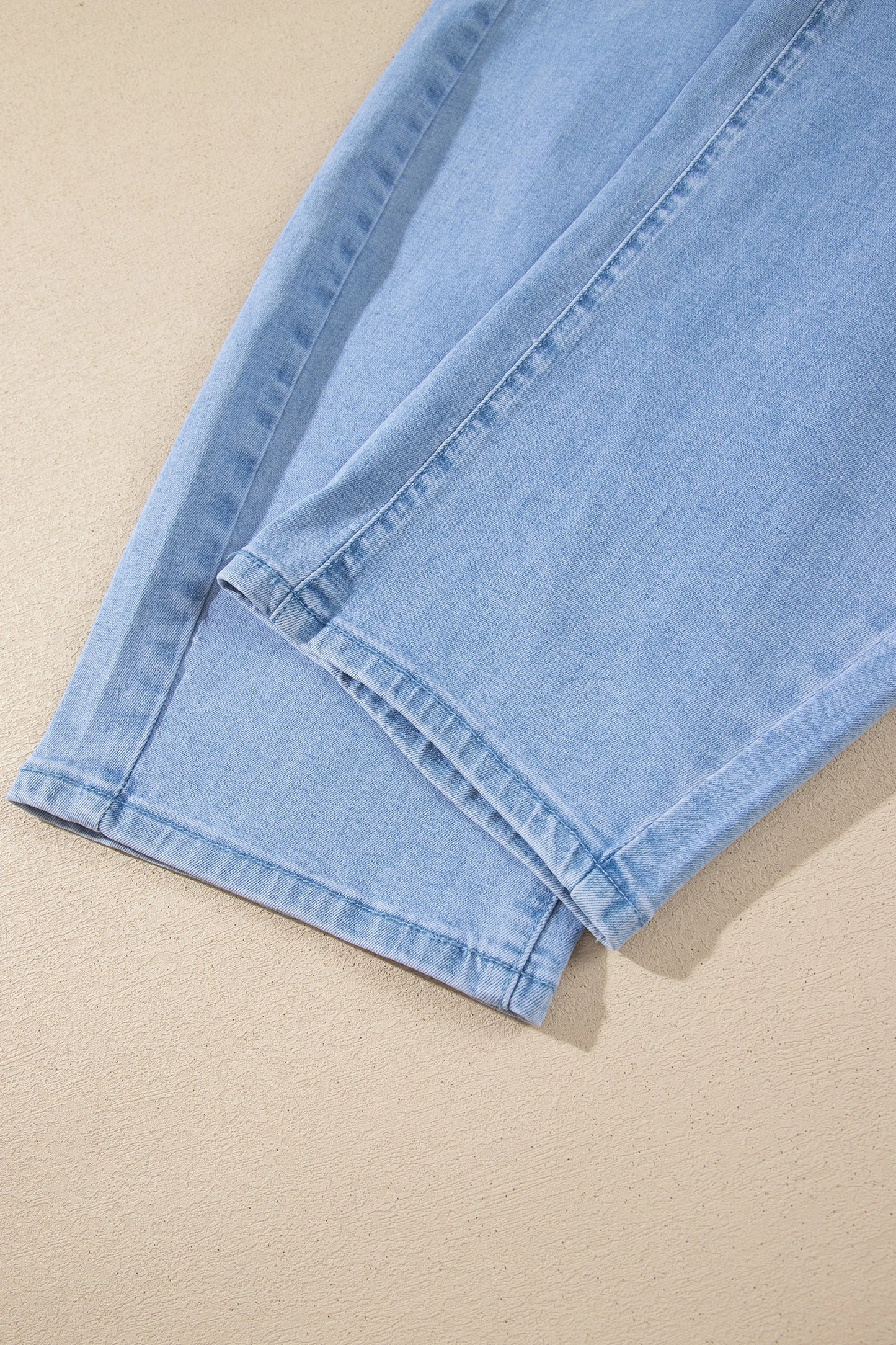 The Easy Autumn Barrel Jeans (Moss Colour)