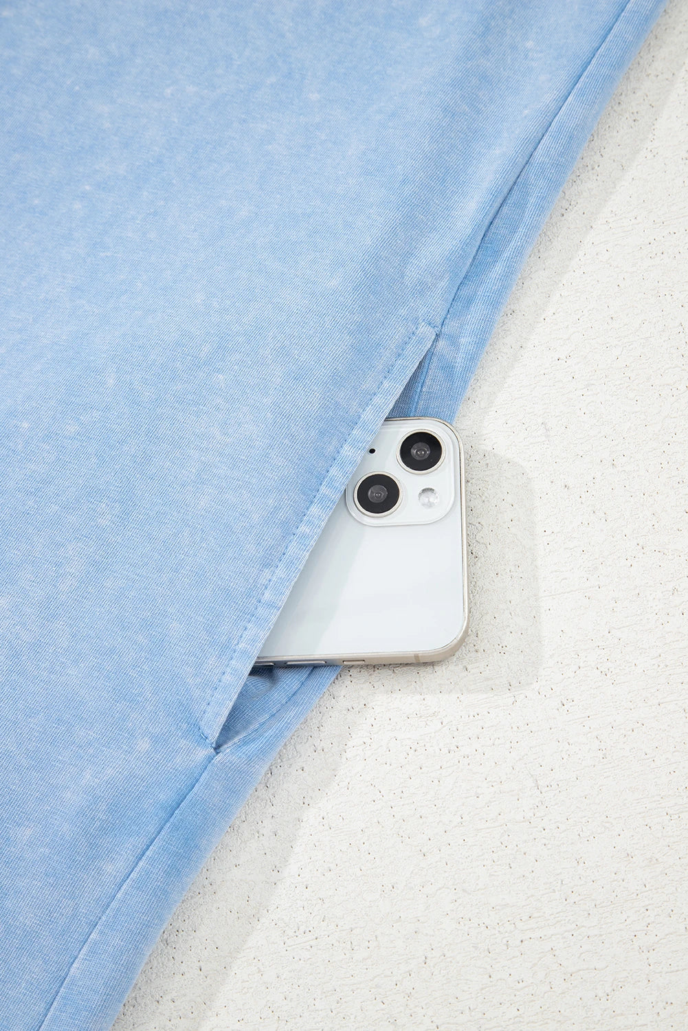 Baby Blue Mineral Wash Dress